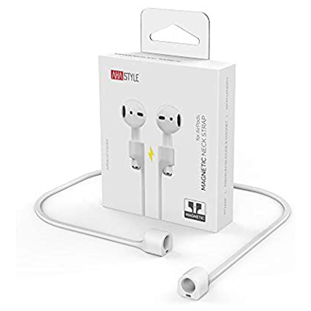 AhaStyle Magnetic Strap for Airpods (Pack of 1) - White (4792923684964) AhaStyle Magnetic Strap for Airpods (Pack of 1) - White (4792923684964)